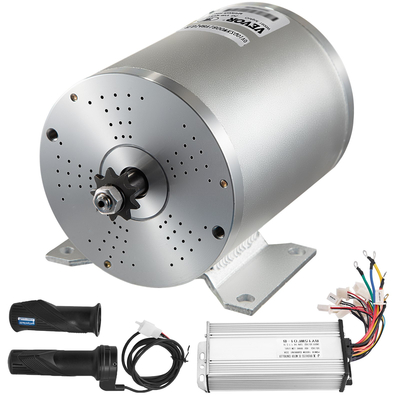 VEVOR 1800w ηλεκτρικό κιτ μοτέρ χωρίς ψήκτρες συνεχούς ρεύματος 48V, κινητήρας χωρίς ψήκτρες συνεχούς ρεύματος κινητήρας χωρίς ψήκτρες υψηλής ταχύτητας με ελεγκτή ταχύτητας 32A και κιτ λαβής γκαζιού
