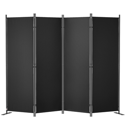 VEVOR Room Divider 4-Panel Πτυσσόμενη οθόνη Privacy 88,2&quot;x11,8&quot;x67,3&quot;Home Black
