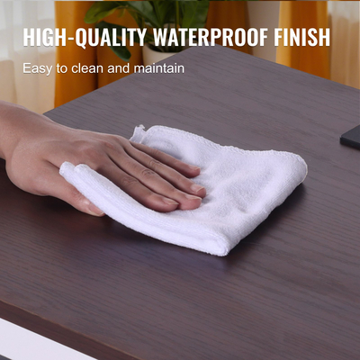 Επιτραπέζιο Τετράγωνο Νυχτοπόδι Ακριβό VEVOR Farmhouse με θύρες και πρίζες USB Λευκό