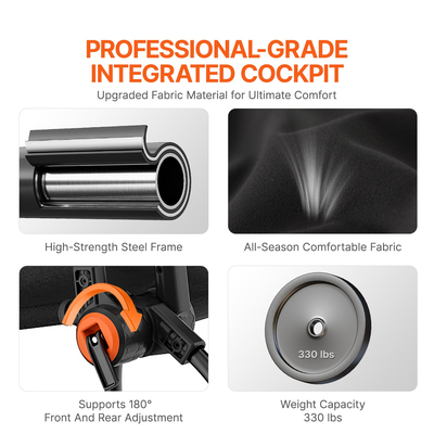 VEVOR Racing Wheel Stand Αναδιπλούμενο για Logitech G923/G920/G29 GT/Λειτουργία Formula