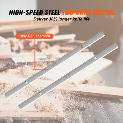 Πλάνη πάχους VEVOR, μονής ταχύτητας, πλάνη πάγκου πάγκου πλάτους 13&quot;, δύο λεπίδων, ισχυρός κινητήρας 15 αμπέρ 2000 W, εκτεταμένος πίνακας τροφοδοσίας 12 ιντσών, χαμηλού θορύβου για αφαίρεση υλικού σκληρού και μαλακού ξύλου