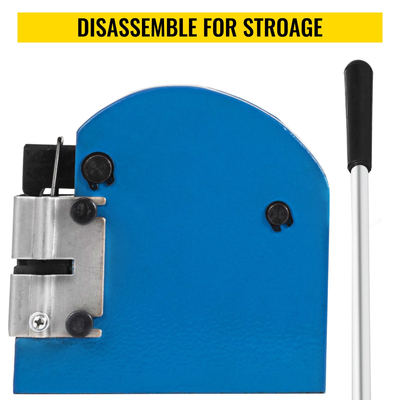 Σετ φορείων συρρικνωτών κατασκευής μετάλλων φύλλων καυτή μηχανή ράβδων μοτοσικλετών, φορείο συρρικνωτών μετάλλων φύλλων 16/18/20 κατασκευής μετρητών 2-σε-1 ήπιος χάλυβας για γκαράζ/κατάστημα σωμάτων/εργαλείο μετάλλων εργαστηρίων