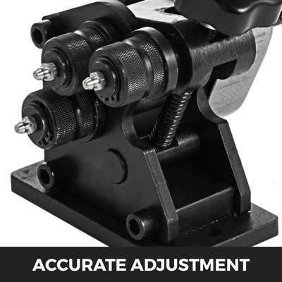 VEVOR Εγχειρίδιο Ring Roller Bender Metal Sheet Roll Bending Rolling Machine 343mm Hand Tubing Bender Steel Roller Bender Bender 3-1/2&#039;&#039; Handheld Handheld Hand Crank 3&quot; Ring bending tool