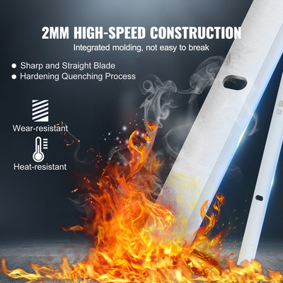 Μαχαίρια λεπίδων αεροπλάνου, 13-ίντσα μαχαίρια αεροπλάνου πάχους, 2-πάχυνση υψηλής ταχύτητας χάλυβα αντικατάστασης σκληρότητα, βολικές τρύπες τοποθέτησης για ξυλουργία, Σπίτι Βιομηχανίες, Σετ 3-ιντσών