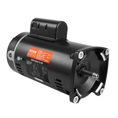 VEVOR 1.5HP Pool Pump Motor 115/230V 12.8/6.4A 56Y 3450RPM 90μF/250V Capacitor