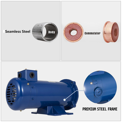 12V DC MOTOR, 1HP, 56C Frame, 1750rpm, TEFC, Μόνιμος μαγνήτης, Ολοκαίνουργιο