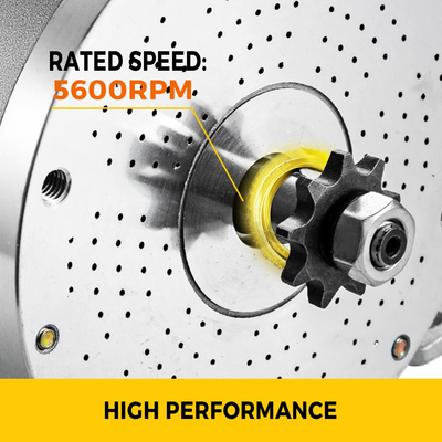 Ηλεκτρικός ελεγκτής κινητήρα χωρίς ψήκτρες VEVOR 60V DC 2000 Watt με οδοντωτό οδοντωτό τροχό και βραχίονα στήριξης για σκούτερ και ηλεκτρονικά ποδήλατα Go Karts