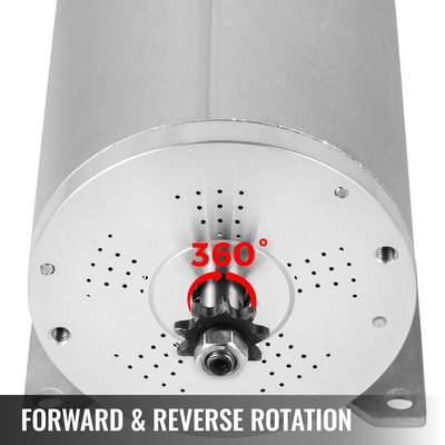 VEVOR 1800W 48V DC Ηλεκτρικός κινητήρας χωρίς ψήκτρες 5200 RPM E-bike DIY Mini Bike Go-kart