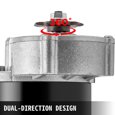 VEVOR Brushed Motor Go Kart 24 Volt 250 Watts Μείωση ταχυτήτων l Σετ μοτέρ σκούτερ ηλεκτρικού κινητήρα με λαβές γκαζιού ταχύτητας με γρανάζι γρανάζι με αλυσίδα DC μοτοποδήλατο για E-Scooter Mini Bike Go-kart