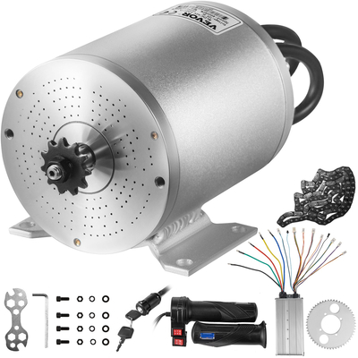 VEVOR Electric Brushless DC Motor 72V 3000W Brushless Electric Motor Kit 4900RPM Brushless Motor Kit με ελεγκτή και λαβή γκαζιού για ηλεκτρικό σκούτερ E Bike Engine Μοτοσικλέτα Κιτ μετατροπής εξαρτημάτων DIY