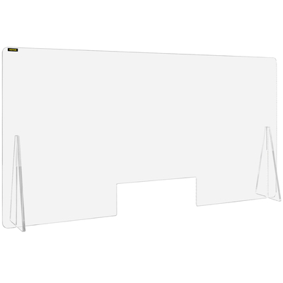 VEVOR Ακρυλική ασπίδα για πάγκο 24&quot;x48&quot; Ακρυλική ασπίδα 0,2&quot; Ακρυλική πλάκα πάγκου με παράθυρο συναλλαγών Ακρυλική προστασία φτερνίσματος για γκισέ ταμείου, τράπεζες, εστιατόρια