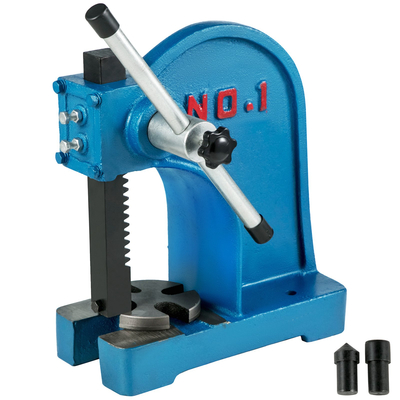 VEVOR Arbor Press 1 Ton Εγχειρίδιο Desktop Arbor Press 4-5/8 ίντσες Μέγιστο ύψος Βαρέως τύπου Arbor Press Χυτοσίδηρο Υλικό για πριτσίνωμα οπών διάτρησης