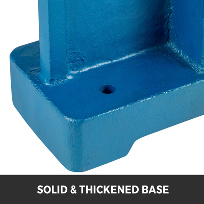 VEVOR Arbor Press 1 Ton Εγχειρίδιο Desktop Arbor Press 4-5/8 ίντσες Μέγιστο ύψος Βαρέως τύπου Arbor Press Χυτοσίδηρο Υλικό για πριτσίνωμα οπών διάτρησης