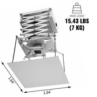 Βάση στήριξης προβολέα VEVOR Μηχανοκίνητη ανύψωση Προβολέα ανύψωσης με τηλεχειριστήριο Κρυφή βάση ανύψωσης ηλεκτρικού προβολέα 100 CM με τηλεχειριστήριο (1M)
