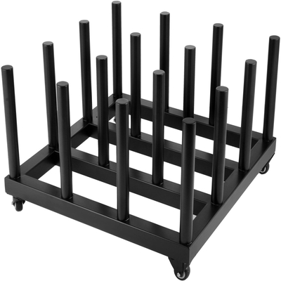 VEVOR Media Roll Storage Rack, βαρέως τύπου Digital Media Vinyl Cart Mobile Rack, 27,5&quot; x 27,5&quot; x 17,5&quot; Rolling Vinyl Cart 16-roll, πυρήνα 2