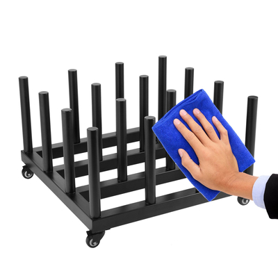 VEVOR Media Roll Storage Rack, βαρέως τύπου Digital Media Vinyl Cart Mobile Rack, 27,5&quot; x 27,5&quot; x 17,5&quot; Rolling Vinyl Cart 16-roll, πυρήνα 2