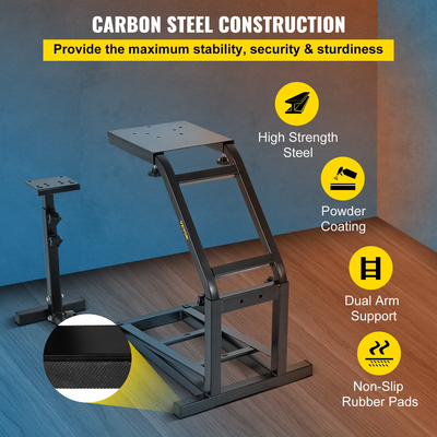 Δεν περιλαμβάνονται VEVOR G29, G27 και G25 Racing Simulator Steering Wheel Stand GT Racing Simulator Steering Wheel Stand,Wheel Support and Pedal