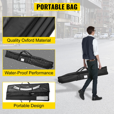 VEVOR Advertising Flag κοντάρι, 12 x Feather Flag Bundles with Ground Spike, 16 ft Windless Flag κοντάρια με πάσσαλο τοποθέτησης στο έδαφος, 6 τμχ Swooper Flag Pole Kit, Σημαία επιγραφής για επιχειρήσεις Βιτρίνες καταστημάτων