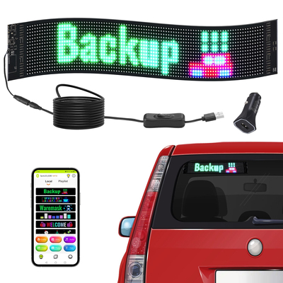 VEVOR 68x12cm Προγραμματιζόμενη πινακίδα LED Πίνακας οθόνης κύλισης P6 Full Color