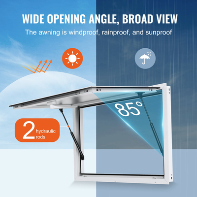 VEVOR 36&quot; L x 24&quot; W Concession Stand Παράθυρο σερβιρίσματος Food Truck Service Τέντα