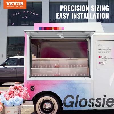 VEVOR 36&quot; L x 36&quot; W Concession Stand Παράθυρο σερβιρίσματος Food Truck Service Τέντα