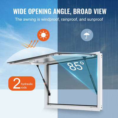 VEVOR 48&quot; L x 36&quot; W Concession Stand Παράθυρο σερβιρίσματος Food Truck Service Τέντα