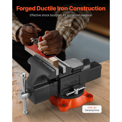 Βάση κλειδώματος με περιστρεφόμενη περιστρεφόμενη βάση από όλκιμο σίδηρο πολλαπλών χρήσεων VEVOR 5