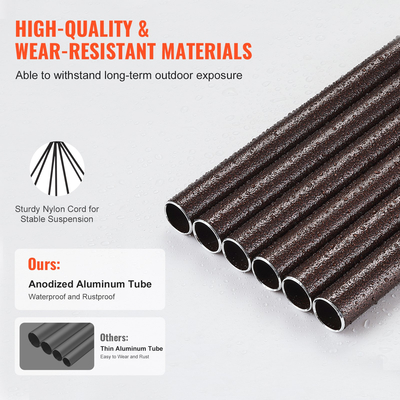 VEVOR Wind Chimes for Outside 1143 mm Aluminium Memorial Deep Tone Wind Chimes