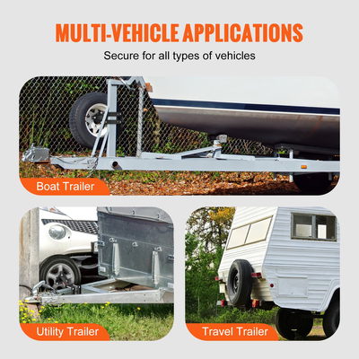 Βάση ανταλλακτικού ελαστικού VEVOR, βάση ανταλλακτικού ελαστικού τρέιλερ, χωρητικότητα 160 λίβρες, βοηθητικά αξεσουάρ ρυμουλκούμενου Ταιριάζει στους περισσότερους τροχούς 4 &amp; 5 &amp; 6 &amp; 8 ωτίδες σε 4&quot;, 4,25&quot;, 4,5&quot;, 4,75&quot;, 5&quot;, 5,5&quot;, 6&quot;, Μοτίβα μπουλονιών 6,5&quot;.