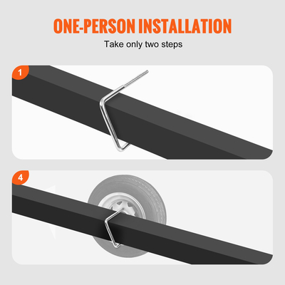 Ανταλλακτικό ελαστικό VEVOR, με ψευδάργυρο U-Bolt Πλαϊνή βάση στήριξης ανταλλακτικού ελαστικού με κλειδαριά, χωρητικότητα 160 λίβρες, τροχοί 4 &amp; 5 ωτίδες σε μοτίβα μπουλονιών 4&quot;, 4,5&quot;, 5 ιντσών, για γλώσσα τρέιλερ, ρυμουλκούμενο θαλάσσης