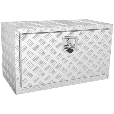 VEVOR Underbody Truck Box, 30&quot;×14&quot;×16&quot; Pickup Storage Box, Heavy Duty Aluminium Diamond Plate Tool Box με κλειδαριά και κλειδιά, Αδιάβροχο κουτί αποθήκευσης τρέιλερ με μάνταλο T-handle για φορτηγό, φορτηγό, ρυμουλκούμενο