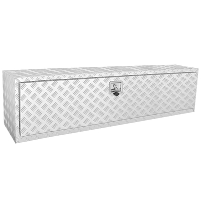 VEVOR Underbody Truck Box, 60&quot;×17&quot;×18&quot; Pickup Storage Box, Heavy Duty Aluminium Diamond Plate Tool Box με κλειδαριά και κλειδιά, Αδιάβροχο κουτί αποθήκευσης τρέιλερ με μάνταλο T-handle για φορτηγό, φορτηγό, τρέιλερ