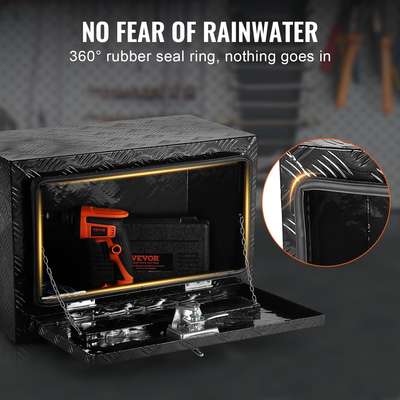 VEVOR Underbody Truck Tool Box 24&quot; x 17&quot; x 18&quot; Trailer RV Tool Storage