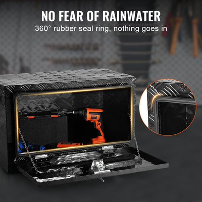 VEVOR Underbody Truck Tool Box 36&quot; x 17&quot; x 18&quot; Trailer RV Tool Storage