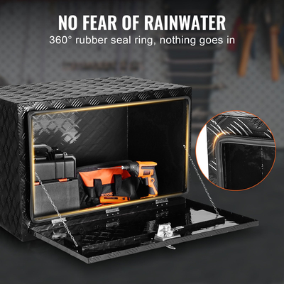 VEVOR Underbody Truck Tool Box 48&quot; x 24&quot; x 24&quot; Trailer RV Tool Storage