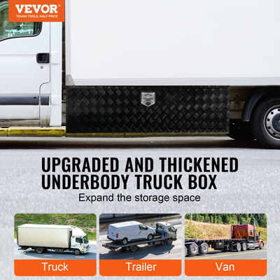 VEVOR Underbody Truck Tool Box 60&quot; x 17&quot; x 18&quot; Trailer RV Tool Storage
