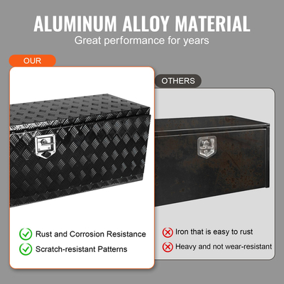 VEVOR Underbody Truck Tool Box 60&quot; x 17&quot; x 18&quot; Trailer RV Tool Storage