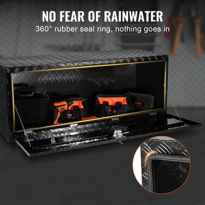 VEVOR Underbody Truck Tool Box 60&quot; x 24&quot; x 24&quot; Trailer RV Tool Storage