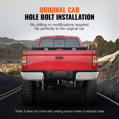 VEVOR Πίσω προφυλακτήρας βήματος Ατσάλινος προφυλακτήρας για 2008-2016-Ford F250/Ford F350 Super Duty