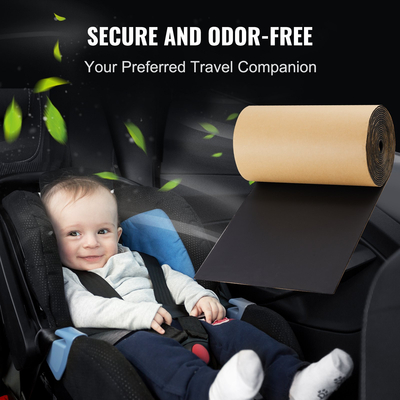 VEVOR Car Sound Deadening Mat, 210 mil 3,3sq.m Automotive Sound Deadener, High Density Foam Sound Deadener Material &amp; Heat Barrier, Double Layer Waterproof Structure Acoustic Insulation Mat