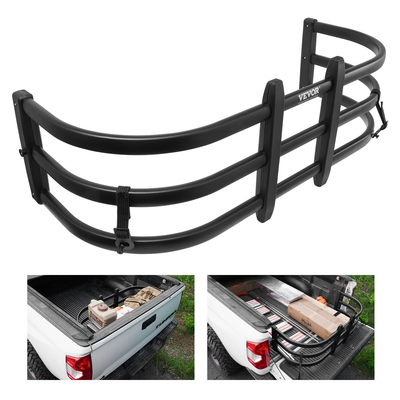 VEVOR Truck Bed Extender, Αλουμίνιο αναδιπλούμενος προέκτασης πίσω πόρτας, 55,5&quot;-68&quot;, Ταιριάζει σε Ford Super Duty, F150, Dodge Ram 1500/2500/3500, Toyota Tundra, Nissan Titan, Chevrolet Silverado, GMC Sierra