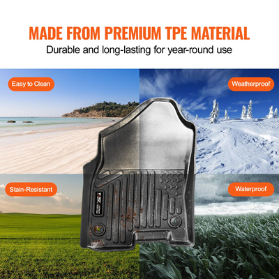 VEVOR Automotive πατάκια Fits for Dodge Ram 1500 2019-2024 3 τεμ.