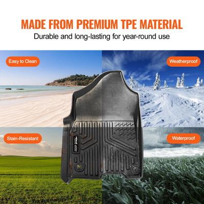 VEVOR Automotive πατάκια Fits Dodge Ram 1500/2500/3500 1500 Classic 2013-2022