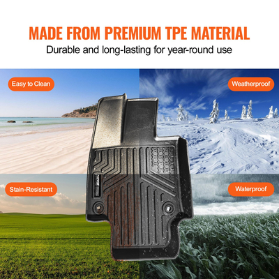 Τα πατάκια δαπέδου VEVOR Automotive Ταιριάζει σε Toyota RAV4 (όχι για υβριδικά ή Prime) 2019-2024