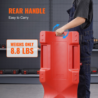 VEVOR 36 σε Mechanic Plastic Creeper Automotive Rolling Garage 350 lbs HDPE