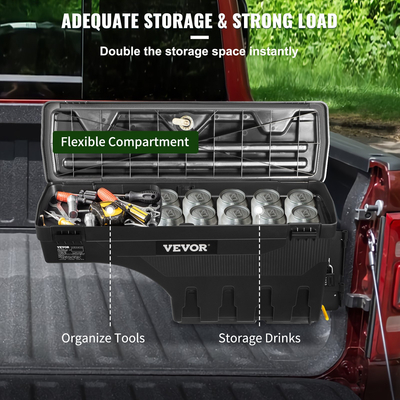 VEVOR Truck Bed Storage Tool Box for Dodge Ram 1500 2019-2021 Αριστερά και Δεξιά