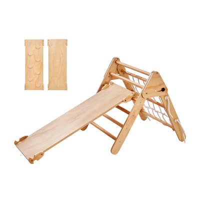 VEVOR Pikler Triangle Set 4 σε 1 Montessori αναρριχητικά παιχνίδια για νήπια 1-3 ετών