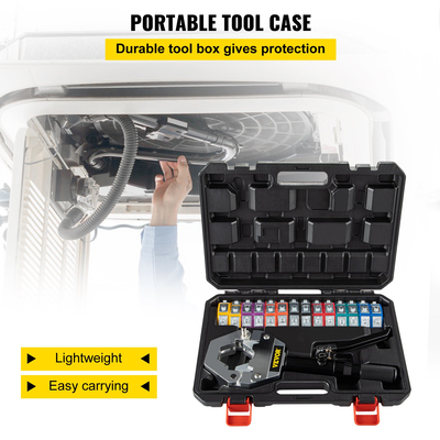 VEVOR 71500 Automotive A/C Κιτ εργαλείων πτύχωσης υδραυλικού σωλήνα χειρός για επισκευή σωλήνων κλιματιστικών/αυτοκίνητων