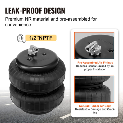 VEVOR Air Bag Suspension Kit Εφαρμόζει 03-2013 Dodge Ram 2500 03-2018 Dodge Ram 3500