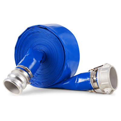 Πλήρες εξαρτήματα εύκαμπτου σωλήνα VEVOR Backwash 3 in x 50 ft μπλε